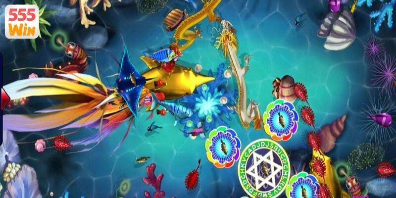 Thế giới bắn cá ăn xu rực rỡ sắc màu đại dương